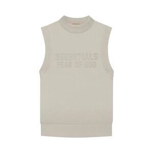 🌸Fear of God Essentials Beige Sleeveless Top women S/kids 12